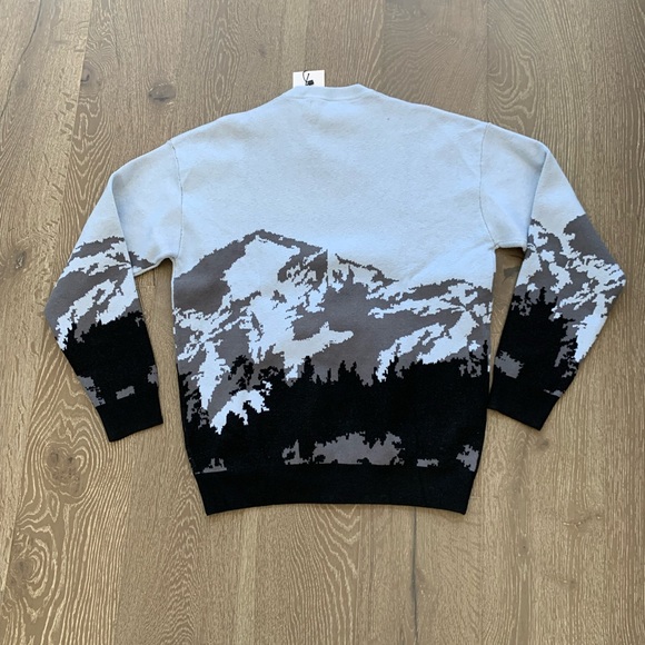 Sold Zara Mountain Jacquard Sweater 